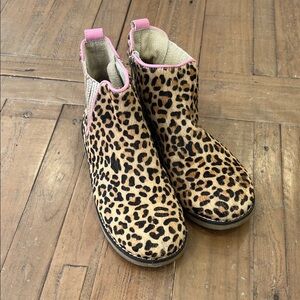 Mini Boden | Shoes | Girls Leopard Mini Boden Chelsea Boot | Poshmark